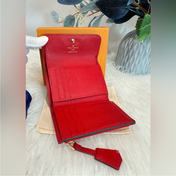 Louis Vuitton Cerise Monogram Empreinte Leather Pont Neuf Wallet - Picture 6 of 10